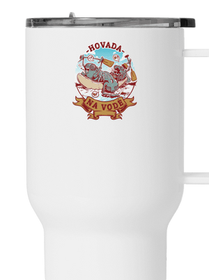 Hovädá na vode termohrnček White