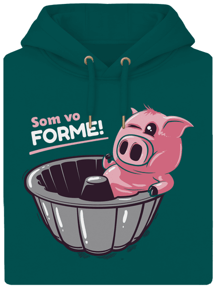 Vo forme unisex mikina premium Emerald Green