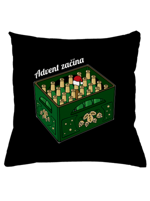 Advent začína vankúš Black