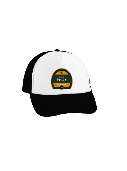 Pivná etiketa šiltovka truckerka Black cap