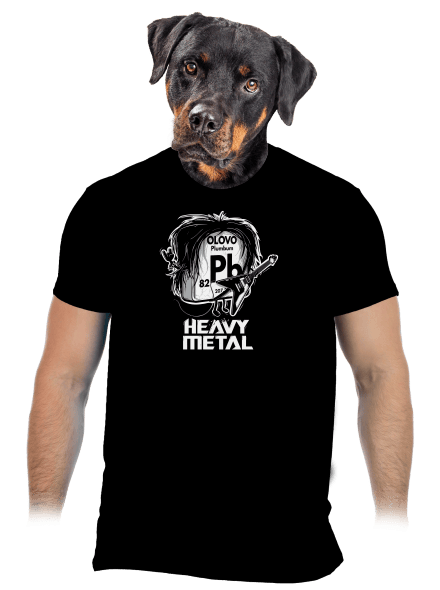 Heavy Metal pánske tričko Black