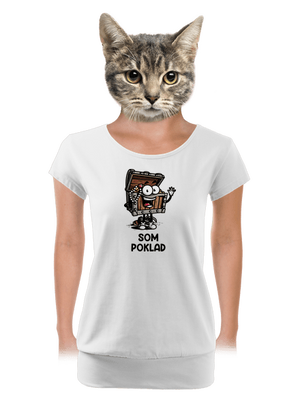 dámske tričko s lemom