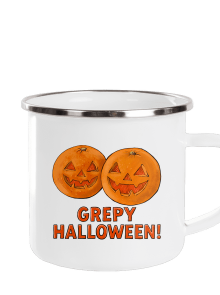 Grepy Halloween plecháčik White