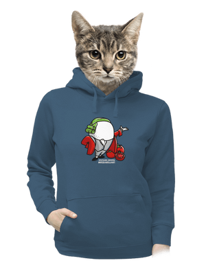 dámska mikina klokanka