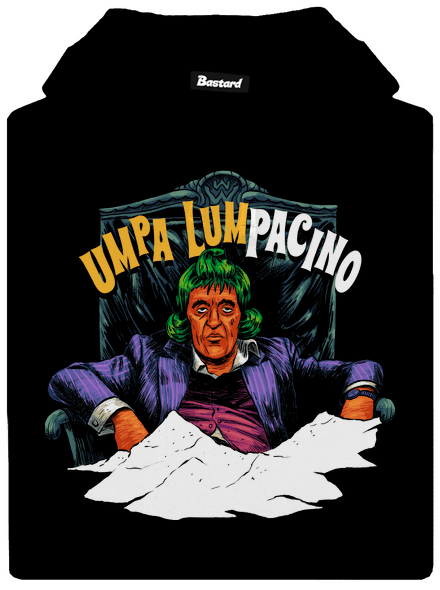 Umpa Lumpacino dámska mikina klokanka Black