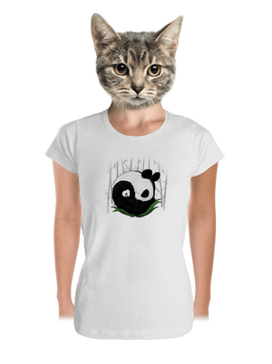 Dve spiace pandy dámske tričko prémium White
