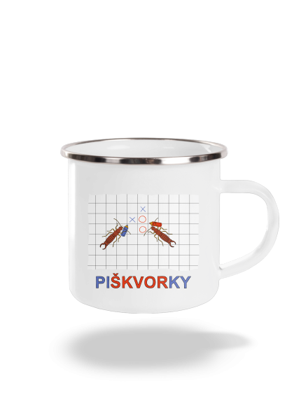 Škvorí piškvorky plecháčik White