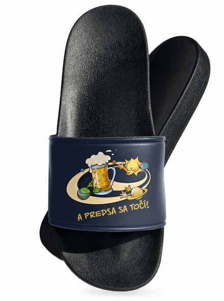 A predsa sa točí! šľapky Navy