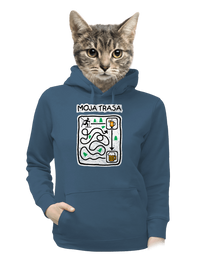 dámska mikina klokanka