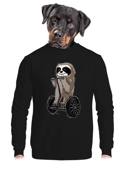 Leňoch unisex mikina bez kapucne Black
