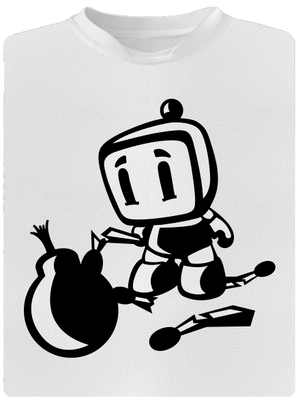 Bomberman detské športové tričko White