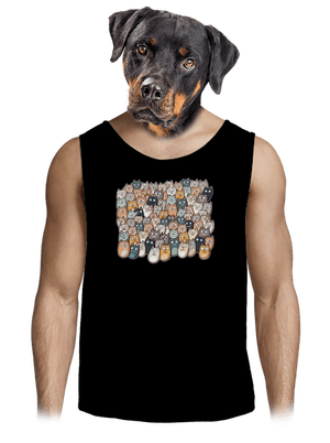 Nájdi čerta pánske tielko Black