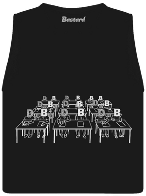 Cimrman: Debil, blbeček dámske tielko voľné Black