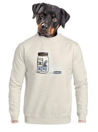 unisex mikina bez kapucne