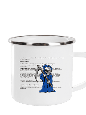 Modrá smrť plecháčik White