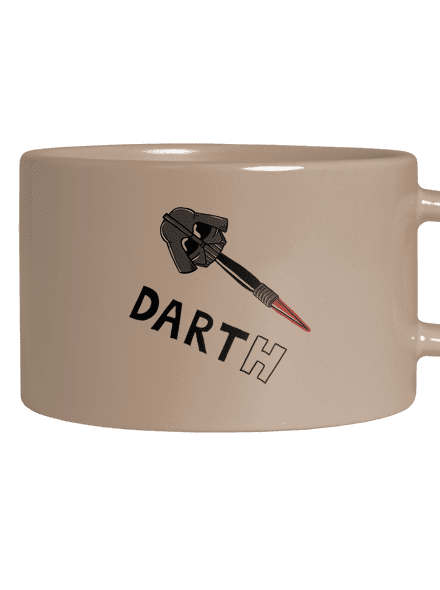Dart(h) hrnček makronka Brown Macaron