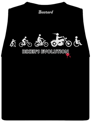 Biker’s Evolution dámske tielko voľné Black