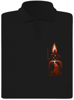 Zapaľovač pánska polokošeľa Black