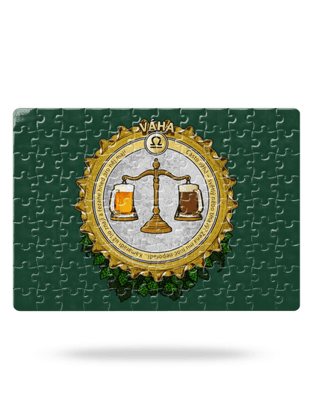 Pivný horoskop: Váha puzzle White