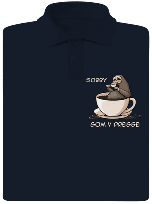 V presse pánska polokošeľa Navy Mal