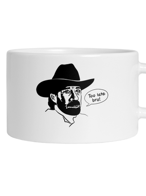 Too late bro hrnček makronka White