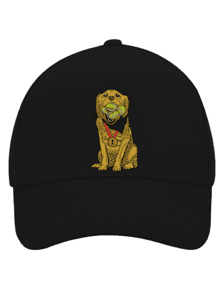 Zlatý retriever šiltovka baseballka Black