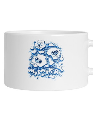 Ľadové mimikry hrnček makronka White