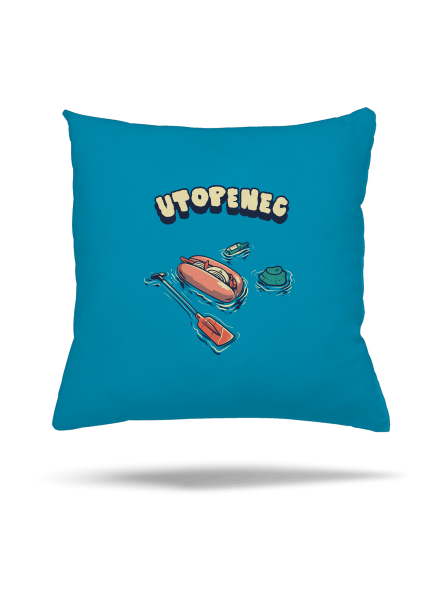 Utopenec vankúš Blue Turquoise