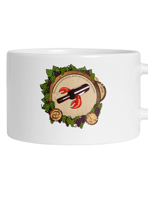 Vínny horoskop: Rak hrnček makronka White