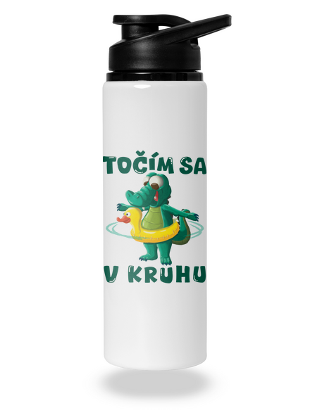 Točím sa v kruhu flaša na vodu White