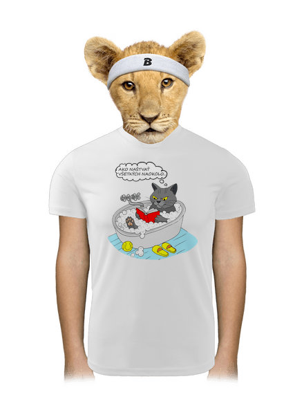 Ako všetkých naštvať detské športové tričko White