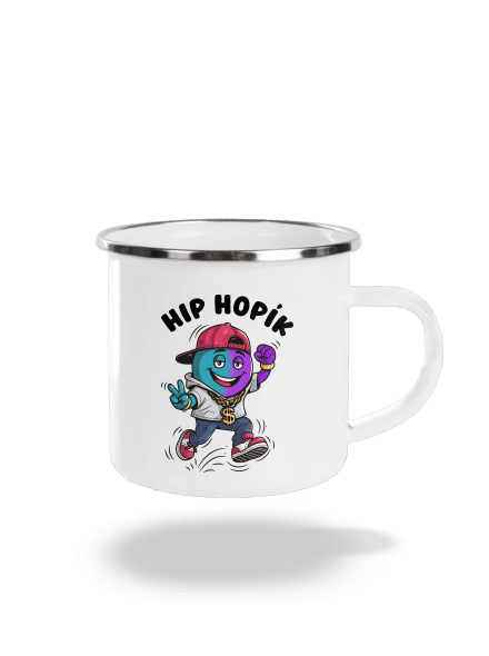 Hip Hopík plecháčik White
