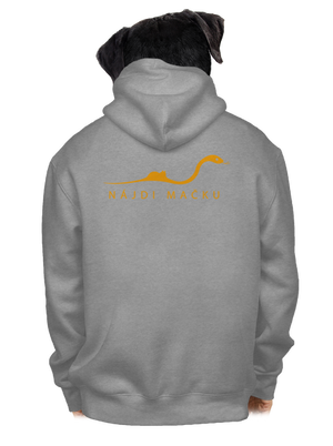 Nájdi mačku pánska mikina na zips Light Melange