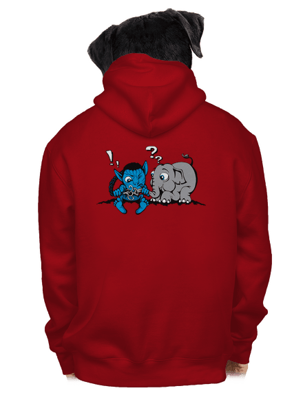 Error 501 pánska mikina na zips Red
