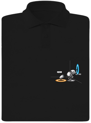 Portal pánska polokošeľa Black