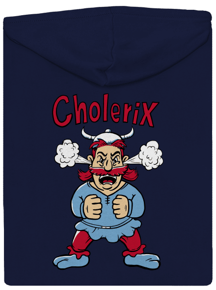 Cholerix pánska mikina na zips Navy