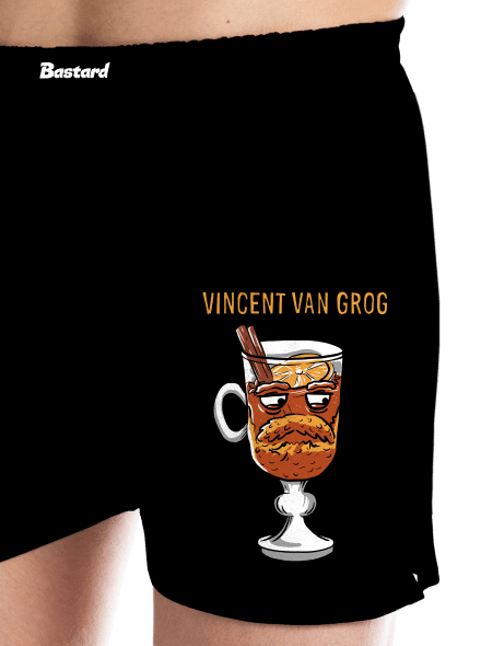 Vincent van Grog pánske trenky Black