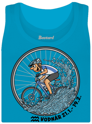 Cyklistický horoskop: Vodnár dámske tielko klasické Blue Atol