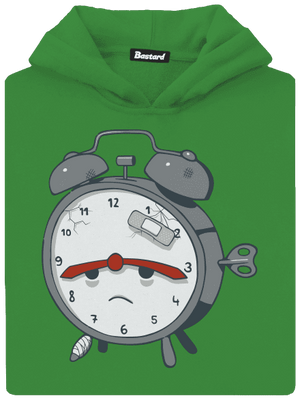 Budíček detská mikina klokanka Kelly Green AWD