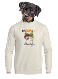 unisex mikina bez kapucne