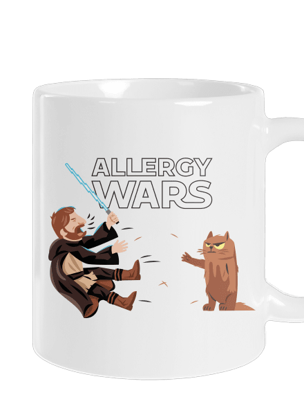 Allergy Wars klasický hrnček White