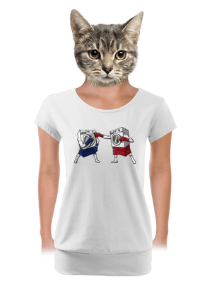 dámske tričko s lemom