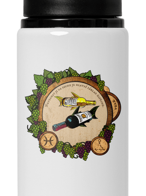 Vínny horoskop: Ryba flaša na vodu White