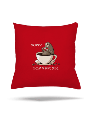 V presse vankúš Red