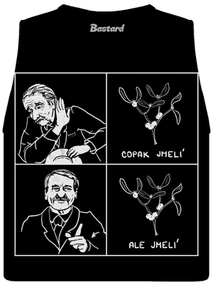 Cimrman: Copak jmelí dámske tielko voľné Black