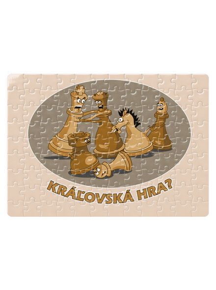 Kráľovská hra puzzle White