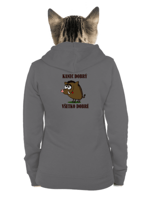 dámska mikina na zips