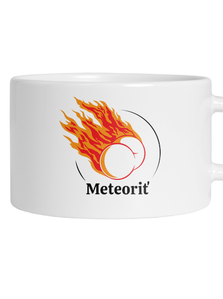 Meteoriť hrnček makronka White