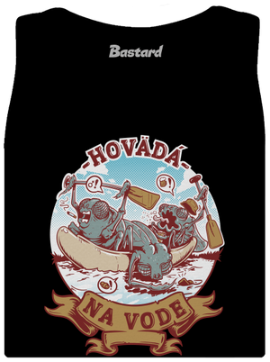 Hovädá na vode dámske tielko klasické Black