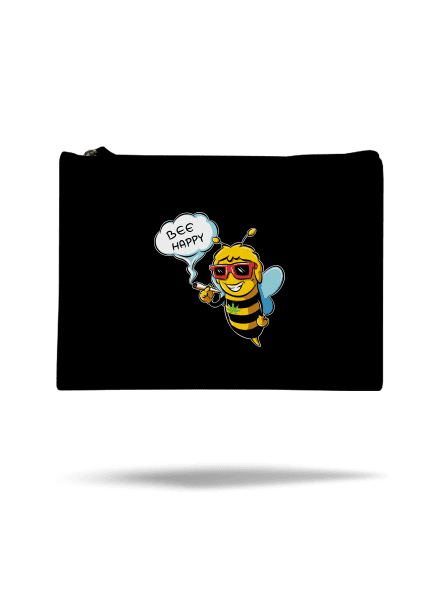 Bee happy taštička Black